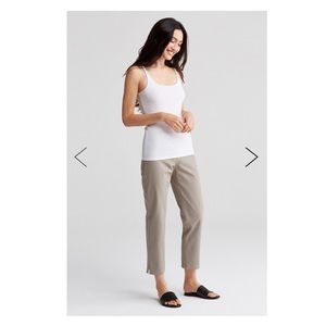 Eileen Fisher Organic Cotton Slim Pant
